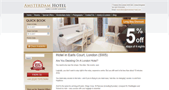 Desktop Screenshot of amsterdam-hotel.com
